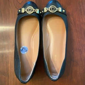 Tommy Hilfiger Black Flats